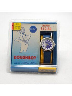 Pillsbury Doughboy Watch 1997 Collectible New In Package Nelsonic Needs Battery